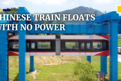 China launches world’s first maglev ‘sky train’ that floats in the air using permanent magnets