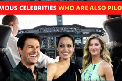 Fifteen famous celebrities who are pilots, too.