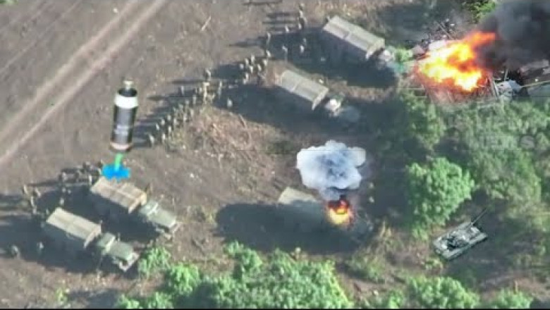 All-out Attack!! Ukrainian Drone Destroys Russian Command Posts In ...