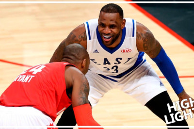 Kobe Bryant vs. LeBron James LAST ASG Duel (2016.02.15) - Mamba for 10 Pts, 7 Ast; King for 13 Pts