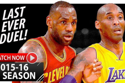 LeBron James vs Kobe Bryant LAST Duel Highlights (2016.03.10) Lakers vs Cavaliers - LEGENDARY!