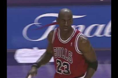 Michael Jordan exploded on the Phoenix Suns