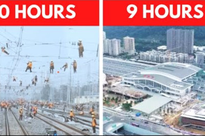 ULTIMATE Engineering, How China build a train station in 9 hours, China Incredible High Speed Rail