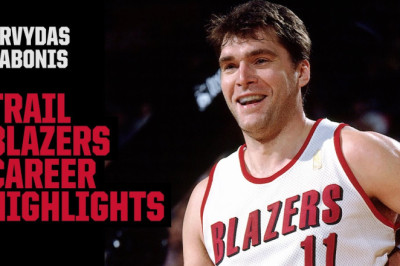 Arvydas Sabonis Trail Blazers Career Highlights