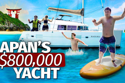 I Rented Japan's $800,000 PRIVATE Yacht for a Day | Okinawa