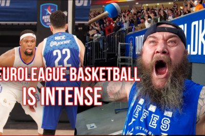 MY FIRST EUROLEAGUE BASKETBALL GAME WAS INTENSE!