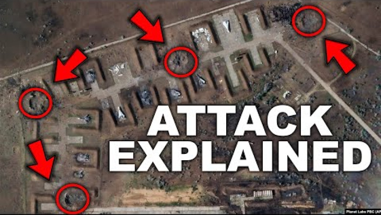 Satellite Pics Show ATACMS Strike On Russian Airbase In Crimea | Nexth City