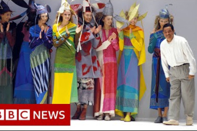 Tributes paid to Japanese fashion designer Issey Miyake – BBC News