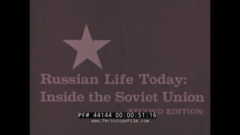 1958 EDUCATIONAL FILM “ RUSSIAN LIFE TODAY: INSIDE THE SOVIET UNION ”  USSR  MOSCOW GEORGIA 44144