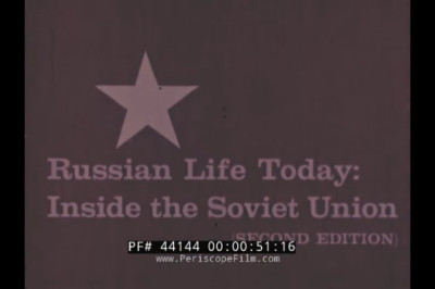 1958 EDUCATIONAL FILM “ RUSSIAN LIFE TODAY: INSIDE THE SOVIET UNION ”  USSR  MOSCOW GEORGIA 44144