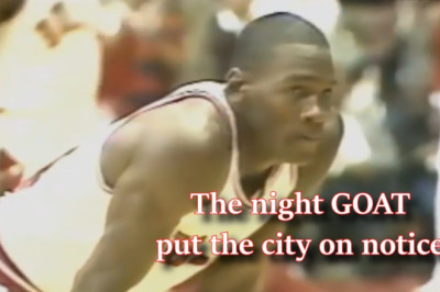 1984 Rookie Michael Jordan's first ever UNBELIEVABLE clutch takeover! 22 points 4th quarter!!