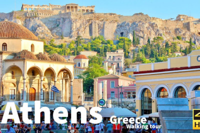 Athens, Greece 🇬🇷 - Summer Walking Tour