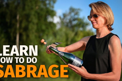 How to Do Sabrage (Open Champagne Bottle With Sabre)