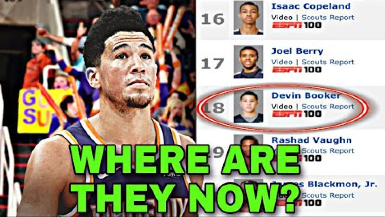 What Happened To Every Prospect Ranked Above Devin Booker?
