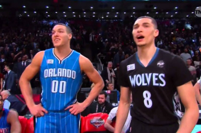 2016 NBA Slam Dunk Contest - Aaron Gordon vs Zach LaVine HD Full