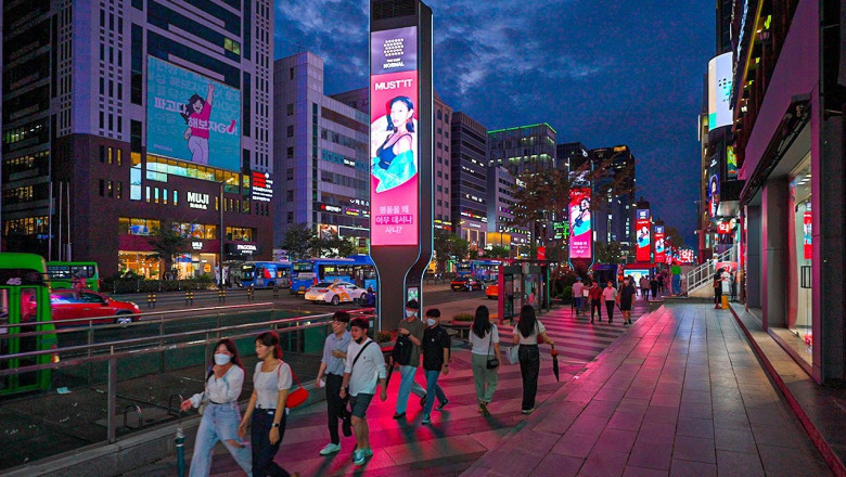 Saturday Night Gangnam Seoul | Back to Normal After the Storm Korea