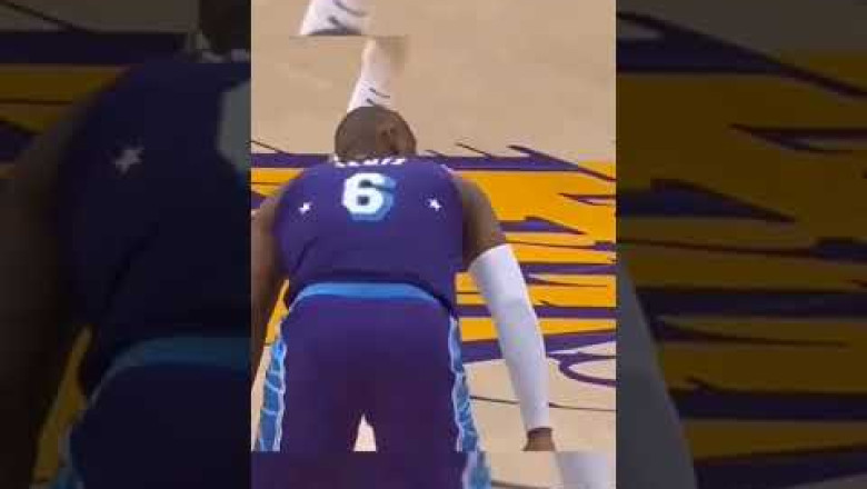 LeBron got HUMBLED by a rookie 👀 #shorts