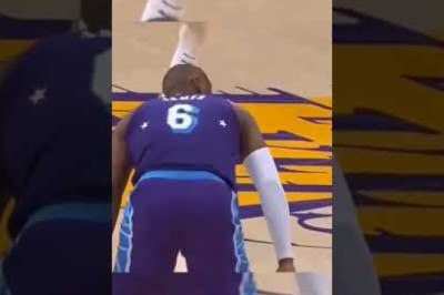 LeBron got HUMBLED by a rookie 👀 #shorts