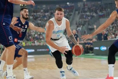 Luka Doncic AMAZING 34 Pts, 9 Ast vs Serbia. Slovenia vs Serbia - Jokic vs Doncic