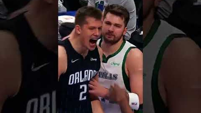 Luka was ready to fight Mo Wagner 👀 #shorts