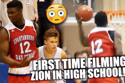 ZION WILLIAMSON WENT CRAZY THE FIRST TIME I EVER FILMED HIM IN HIGH SCHOOL!! | Surpassed The Hype
