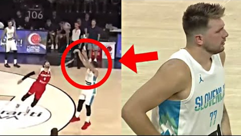 Luka Doncic FULL Highlights Vs Turkey - 23 POINTS! (FIGHT BREAKS OUT)