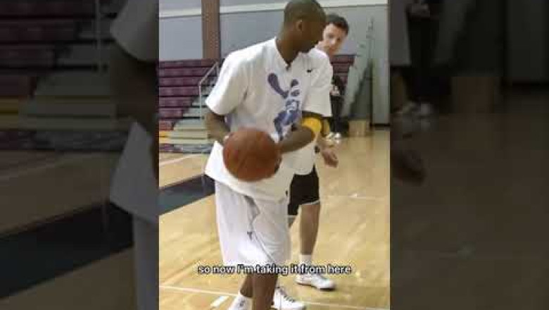 Kobe Teaches How to Never Get Shot Blocked! 😱 Never before seen