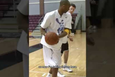 Kobe Teaches How to Never Get Shot Blocked! 😱 Never before seen