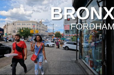 NEW YORK CITY Walking Tour [4K] BRONX - FORDHAM