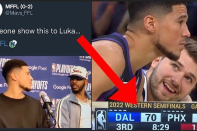 Devin Booker TRASH Talked Luka Doncic And Got The WORST Playoff Beatdown In Most Embarrassing Way