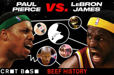 Paul Pierce and LeBron James' beef started with spitting and escalated to family drama