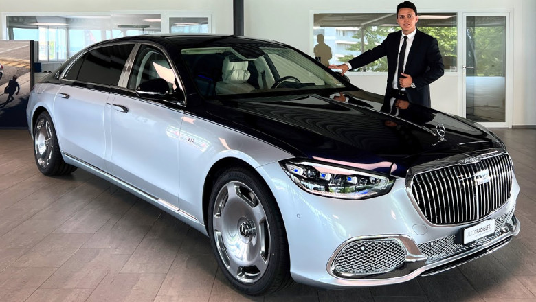 NEW 2023 Mercedes MAYBACH V12 - S Class 100 Year Edition S680 Review Interior Exterior Sound