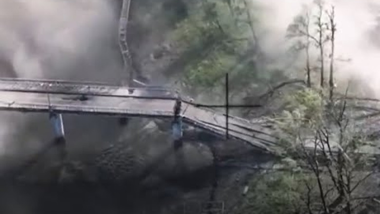 Where and When Was the Bridge Over the Donetsk River Demolished By Ukraine?
