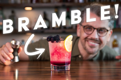 How to make the Bramble - an easy gin drink!