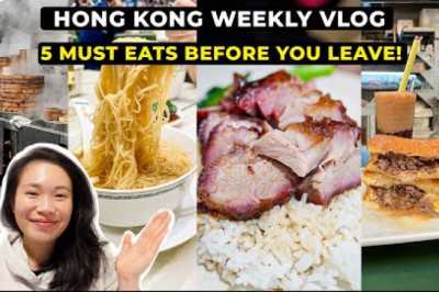 5 MUST EAT FOOD before you leave HONG KONG! Visiting Lin Heung Teahouse, French Toast and IKEA HK Vlog