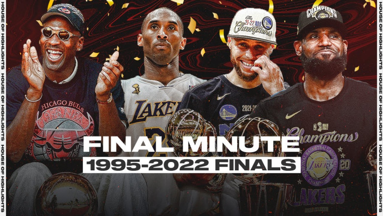 The Last Minute of the Last 28 NBA Finals (1995-2022)