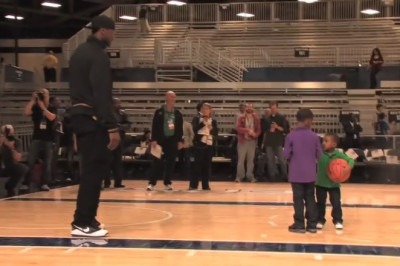 2010: LeBron James playing basketball with Bronny and Bryce 🥺