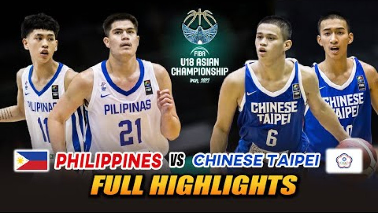 FIBA U18: Gilas Pilipinas vs Chinese Taipei "Full Highlights" | Aug 26, 2022 #BatangGilas