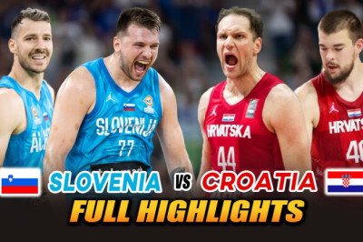 LUKA DONCIC SLOVENIA VS CROATIA, BOJAN BONDANOVIC 