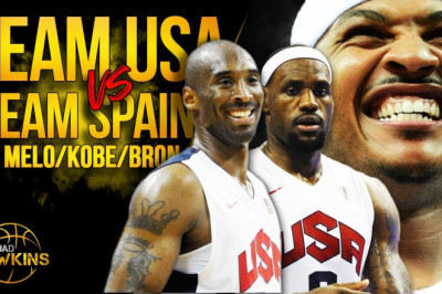 Melo, LeBron, Kobe, KD x 2012 Team USA DESTROY Spain | SQUADawkins