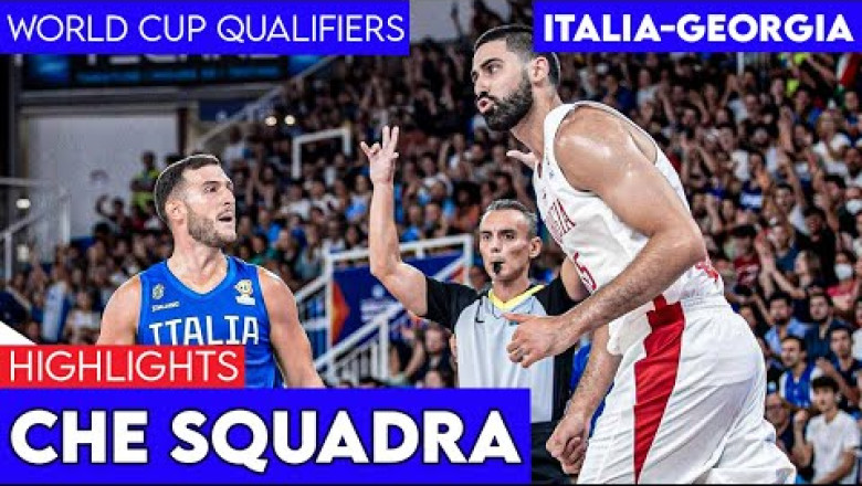 HIGHLIGHTS DI ITALIA-GEORGIA (Tranquillo-Pessina) [WORLD CUP QUALIFIERS]