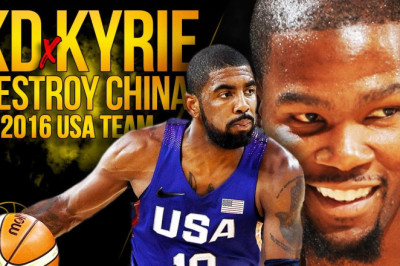 KD, Kyrie, Melo x 2016 USA Team DESTROY China | July 24, 2016 | SQUADawkins