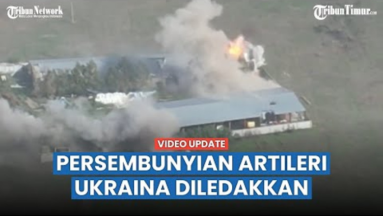 Ukrainian Troops Spotted Hiding Mortars and Disguising Positions, Putin's Artillery Launches!