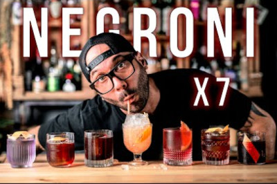 7 DIFFERENT NEGRONI COCKTAILS - How far is too far?