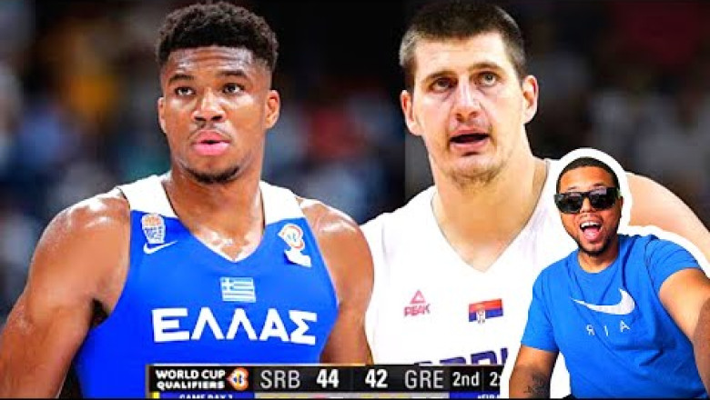 Greece vs Serbia Full Game Highlights FIBA World Cup 2023 Qualifiers (Giannis vs Jokic) Early Reacts