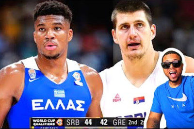 Greece vs Serbia Full Game Highlights FIBA World Cup 2023 Qualifiers (Giannis vs Jokic) Early Reacts