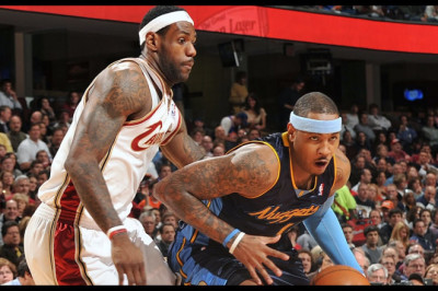 LeBron James vs Carmelo Anthony UNREAL Duel 2010.02.18 - Bron With 43/13/15. CLUTCH Melo With 40!