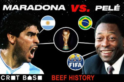 Pelé and Diego Maradona beefed because there can only be one best soccer player ever