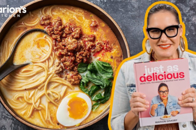 The QUICKEST ramen from scratch & my NEW COOKBOOK release! | Tantanmen ramen