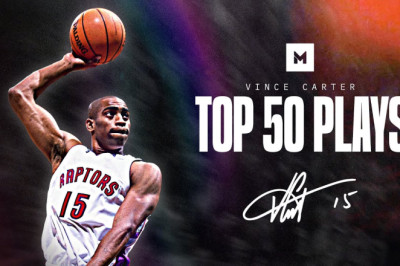 Vince Carter's TOP 50 Plays | HALF MAN HALF AMAZING!